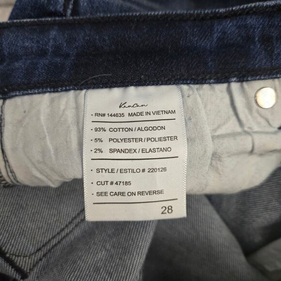 Kancan Stretch Curvy High Rise Ankle Split Jeans Size 28 - Picture 5 of 6